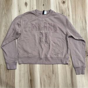 H&M Divided Milano Cropped Crewneck Sweatshirt Women’s XS